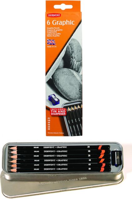 Derwent Graphic Tin 6 Ct