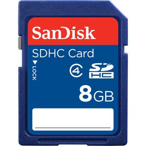 SD CARD SANDISK 8GB