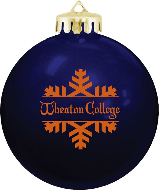 Wheaton College Shatterproof Round Ornament