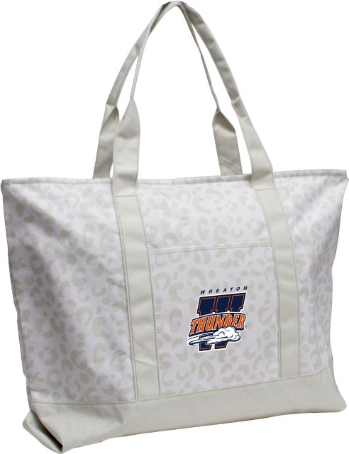 Wheaton College Leopard Tote