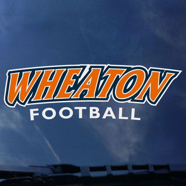 Wheaton College Football Decal