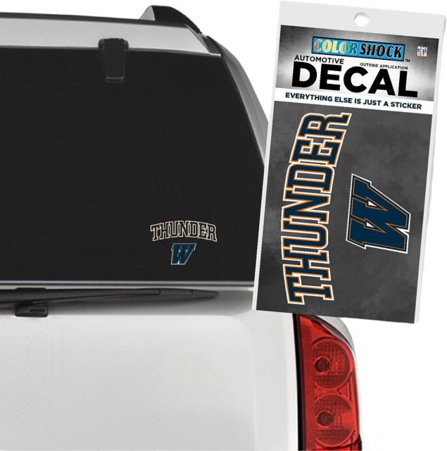 Wheaton College Thunder Decal