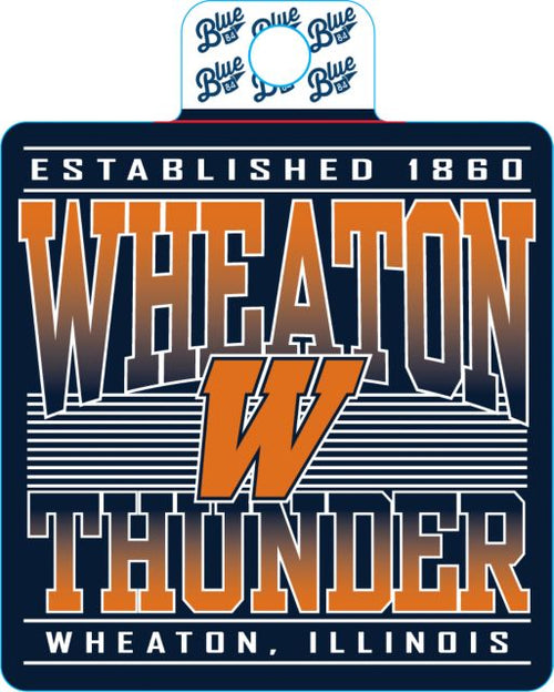 Wheaton College Thunder Full Size Sticker