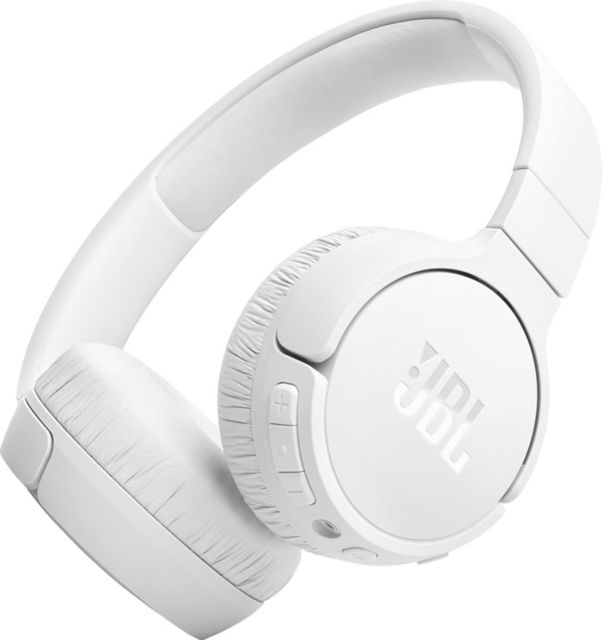 JBL Tune 670NC Wireless Noise Cancelling On-Ear Headphones, White