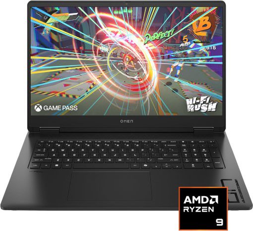HP OMEN 17.3'' Copilot+ PC Gaming Notebook R7 16GB 512GB GN22X2 W11H, Shadow Black